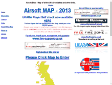 Tablet Screenshot of airsoftmap.co.uk