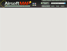 Tablet Screenshot of airsoftmap.fr